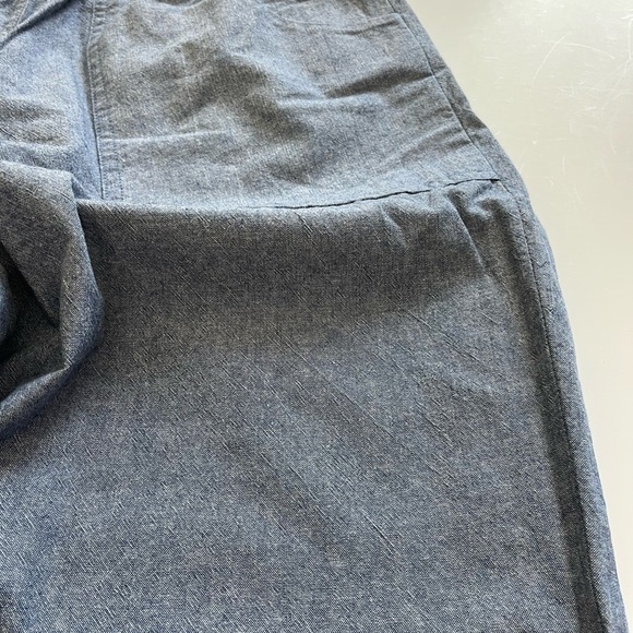 O.N.S. ONS One Nice Shop Cropped Pants Cotton Denim Blue Size Large - Picture 10 of 11